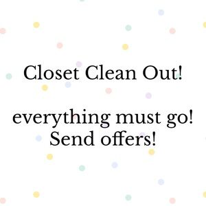 Closet Clean Out Announcement